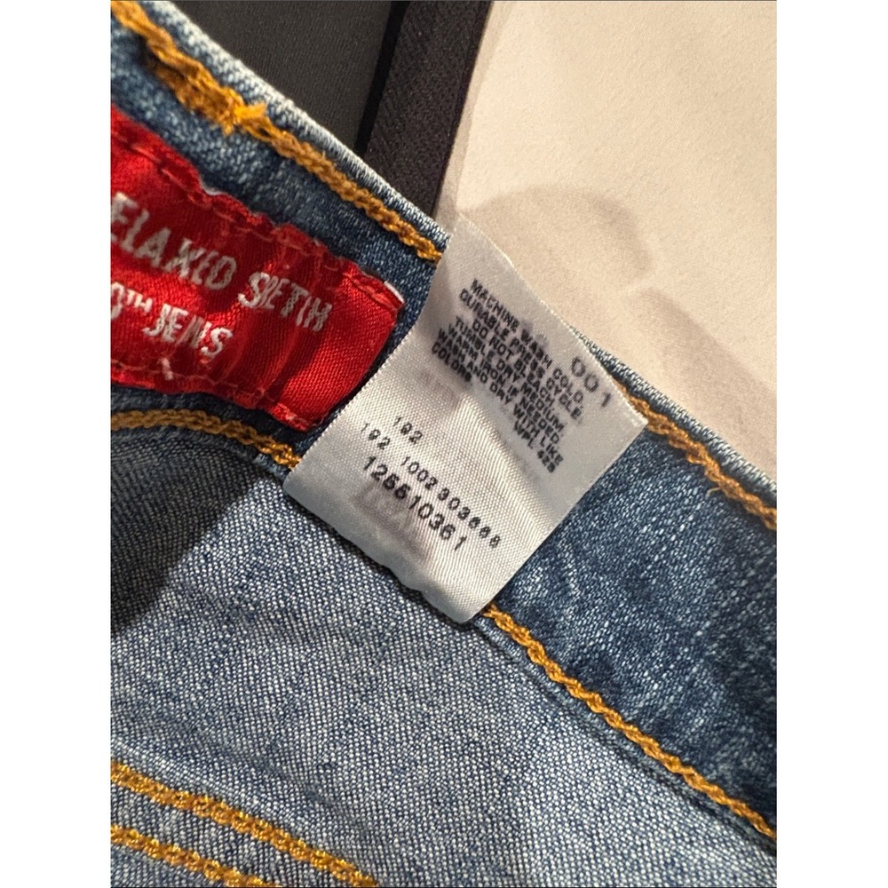 Vintage Y2K 2002 Levi's 550 Relaxed Tapered Jeans Medium Wash 4S - Picture 7 of 8